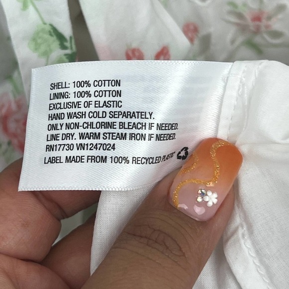 Loveshackfancy x Target Clementine Eyelet Dress Womens Size: 10 - Picture 9 of 10